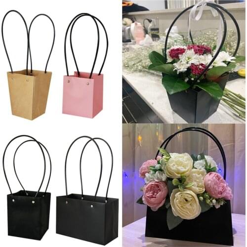 Birthday Gift Box Packaging Portable Flower Box Waterproof Paper Handy Gift Bag Wedding Accessories Cake Box Wedding Supplies