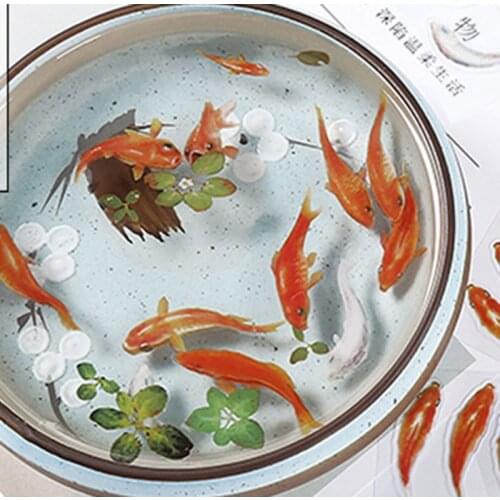 97QE 3D Goldfish Clear Film Resin DIY Fillers Water-Like Painting Jewelry Making Tool