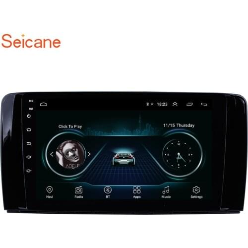 Seicane 2 Din Android 8.1 9"GPS Car Radio Multimedia Player for Mercedes Benz R Class W251 R280 R300 R320 R350 R63 2006-2013