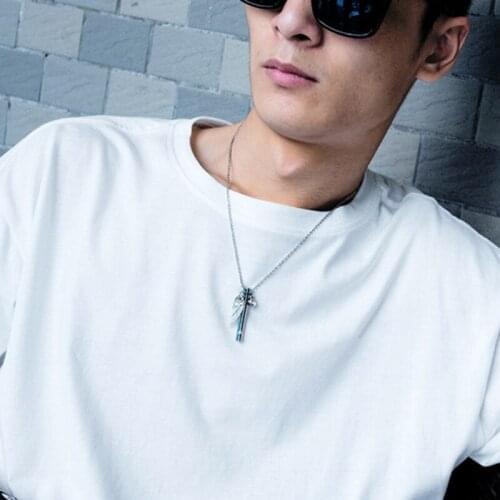 Unisex Stainless Steel Jewelry Cylinder Crystal Memorial Urn Pendant Slide Screw Opens Cremation Necklace Ash Case Holder