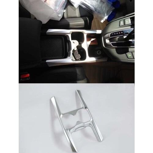Interior Front Water Cup Panel Frame Holder Cover Trim Rear For 2017-2021 Honda CRV CR-V Decoration New Style