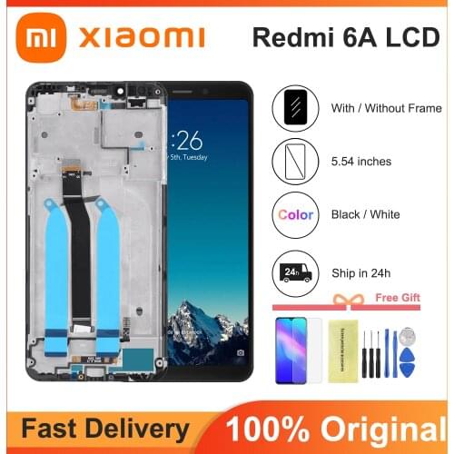 5.45" AAA Quality IPS LCD+Frame For Xiaomi Redmi 6 LCD Display Screen Replacement For Redmi 6A LCD Assembly Repair Parts