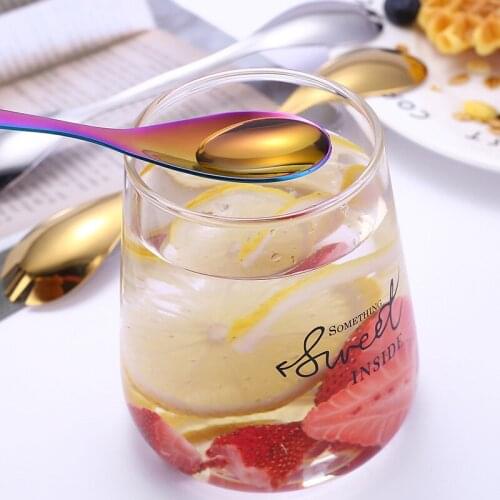 1PC 18.5cm 2 In 1 Kitchen Stainless Steel Spoon Forks Double-Headed Salad Soup Sugar Spoons Fruit Dessert Forks Kitchen Tools