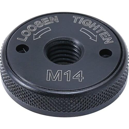 1Pc Angle Grinder Nut M14 Locking Plate Chuck Quick Release Nut Thread Inner Outer Flange Nut Power Replacement Tool Accessories