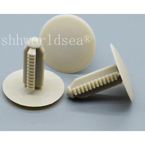 Shhworldsea 100PCS Trim Retainer For Toyota Hiace Auto Plastic Clips Fastener Auto Plastic Rivet Fastner Fastened For Cars