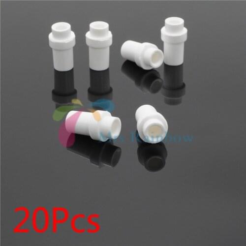 20/Pcs Dentist Oral Saliva Ejector Evacuation Valve Adapters Tips Rubber Dental Supples