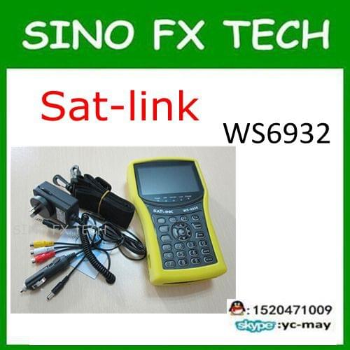 4.3 inch LCD DVB-S2 satellite finder Satlink WS-6932 with spectrum analyzer
