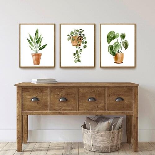 Botanical Canvas Art Painting Vintage Plant Illustrations Poster and Print Gallery Gift Botanical Kitchen Wall Art Picture Decor