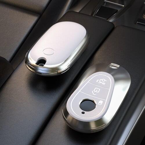 TPU Car Key Cover Case Shell Protective for For Mercedes Benz W223 Class S300 S350 S450 S500 2020 2021