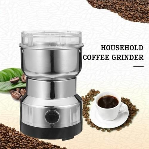 Dropship 150W Coffee Grinder Electric Mini Coffee Bean Nut Grinder Coffee Beans Multifunctional Home Coffe Machine Kitchen Tool