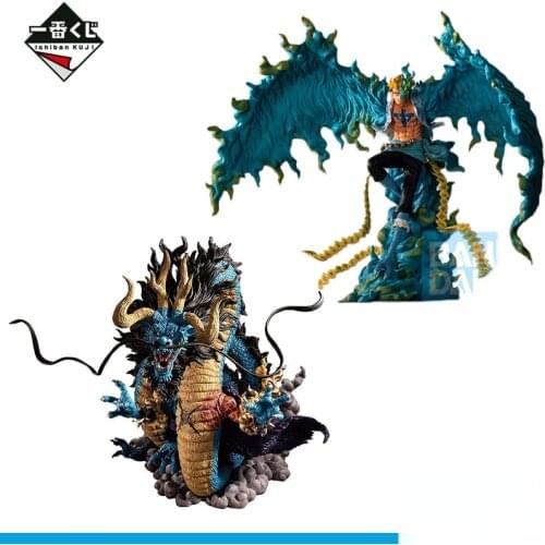 BANDAI Banpresto One piece Ichibansho Marco Kaido Devil fruit ability person Anime Figure Toys