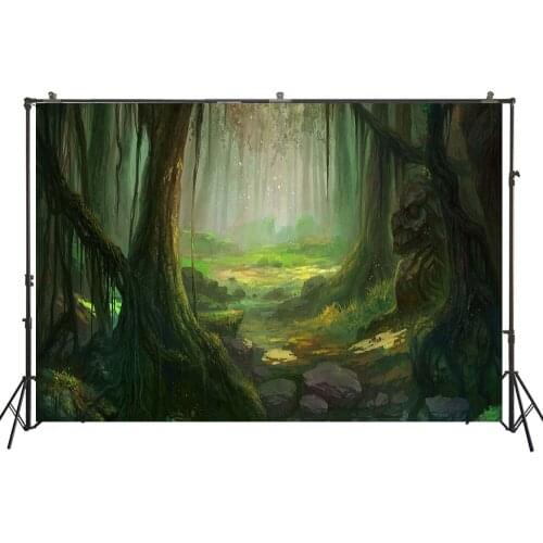 Photography Backdrop Fantasy Forest fairy tale Photo Background Easter Newborns Baby Shower Decor Photoshoot Studio Props W4892