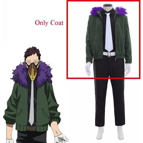Cosplaydiy Custom Made Boku no Hero Cosplay Costume My Hero Academia Kai Chisaki Top Jacket Coat Costume L320