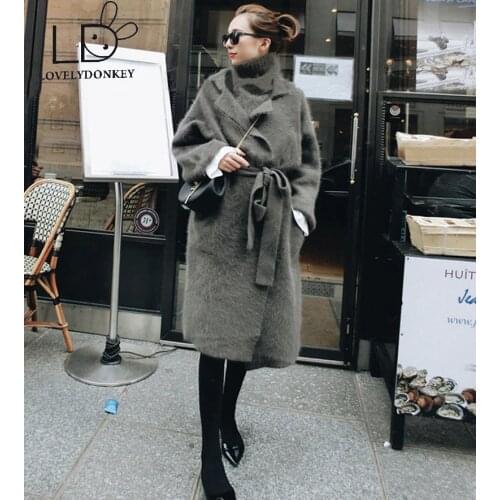 LD LOVELYDONKEY Women's Jackets With Fur