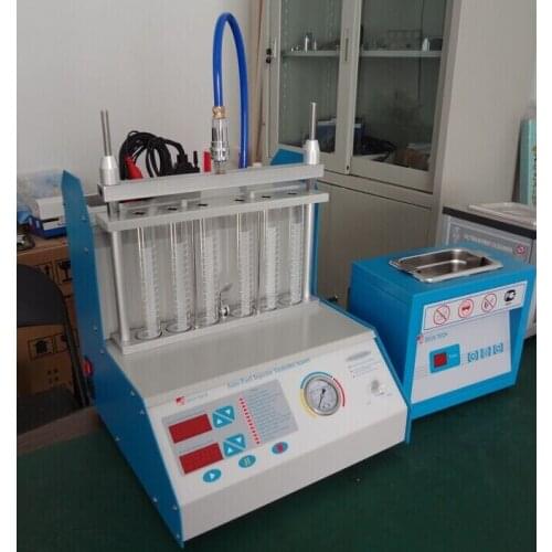 Master 6 Jars Auto Gasoline Fuel Injector Cleaning Machine MST-A360 220V/110V Nozzle Injection Tester Detector Diagnostic Tool