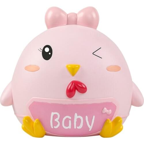 Cute Piggy Bank For Kid Coin Safe Saver Creative Coin Box Save Yellow Chick Animal Box Gift Hucha Desktop Decoration ED5CXG