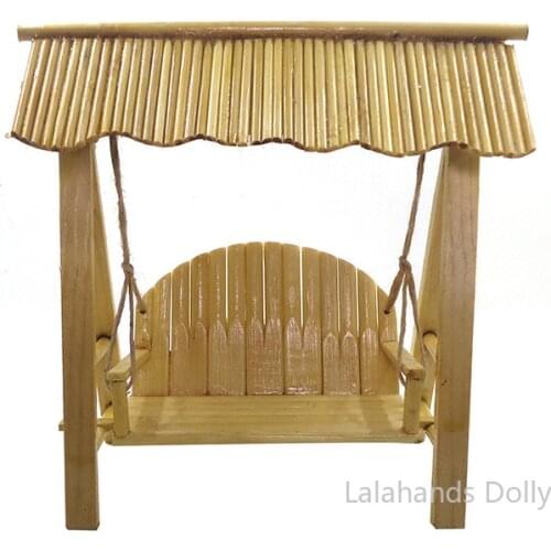 1:12 Dollhouse Mini Exquisite Cute Swing Hammock Casual Life Model for Dollhouse Furniture Accessories