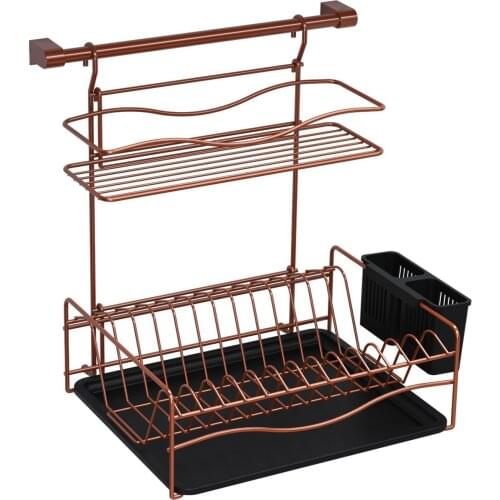 Spouted Cup Holder Plate Copper/Chrome/Black - Tekno-tel