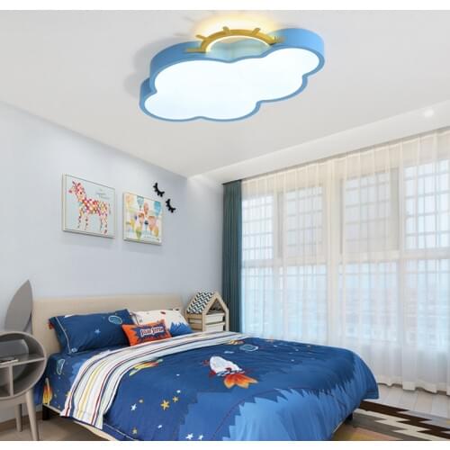 Ceiling lights Cloud shade led ceiling light For Bedroom childrens room kids room modern ceiling lamp plafonnier led lustre