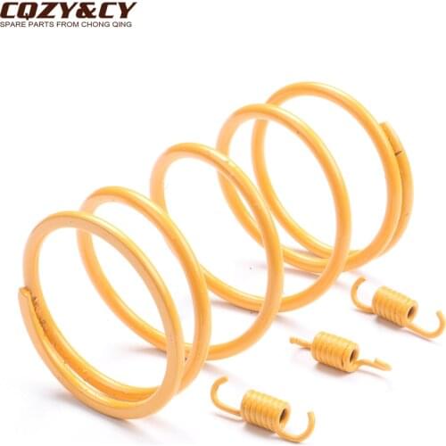 1500 RPM Scooter Torque Spring Performance Clutch Springs for Honda Dio AF18 139QMA 139QMB yellow