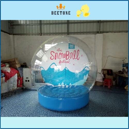 Advertising Inflatable Snow Globes Ball for Kids and Adults, Popular Inflatable Christmas Show Ball