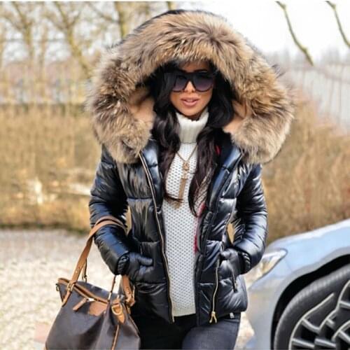 TUFUFU Women's Parkas With Fur