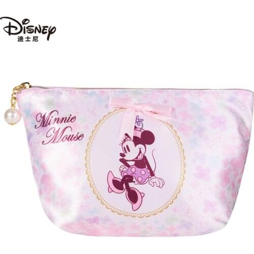 Disney Minnie Mouse Waterproof Handbag Coin Purse Portable Cartoon Storage Mini Bag Womens Phone Bag Storage Bag