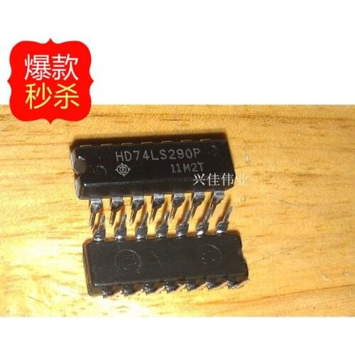 10PCS Line HD74LS290P SN74LS290P 74LS290 DIP14 TI / HIT genuine brand