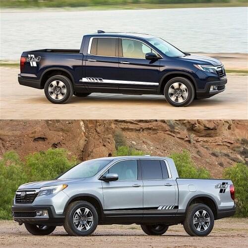 4pcs Sets Decal Sticker Side Stripes Graphics "L" Arrow 4x4 Off Road For HONDA RIDGELINE