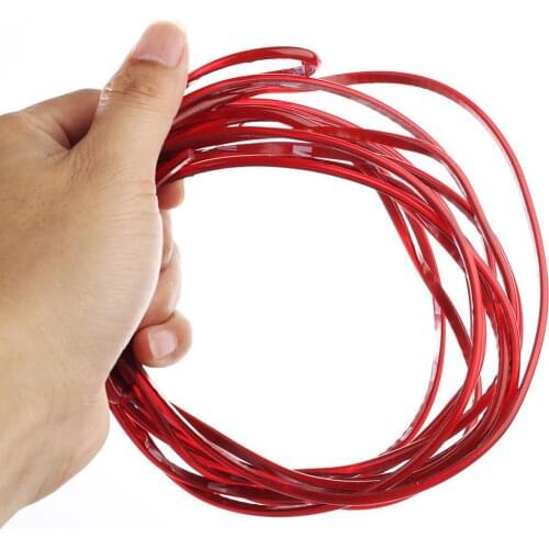 5M DIY Flexible Trim Car Interior Exterior Moulding Strip Decorative Line 4mm Universal Car Protection Edge Guards Trim Styling