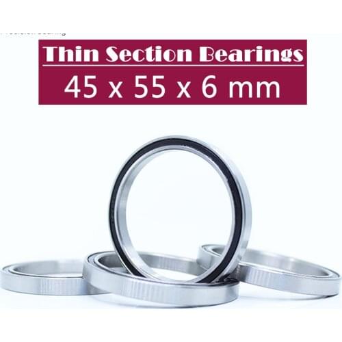 6709 2RS Bearing 45*55*6 mm ( 4 PCS ) ABEC-1 Slim Thin Section 61709RS 6709 RS Ball Bearings 6709RS