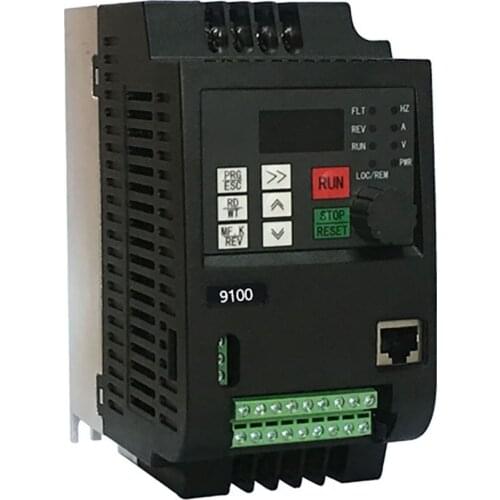 9100-1T-00040-G 0.4KW 220V 2.5A VFD Inverter Portable Frequency Converter Single-phase Electrical Equipments