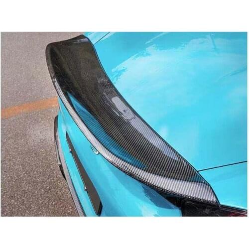 For Boxster Cayman 981 2014 2015 2016 Carbon Fiber Rear Trunk Wing Spoiler