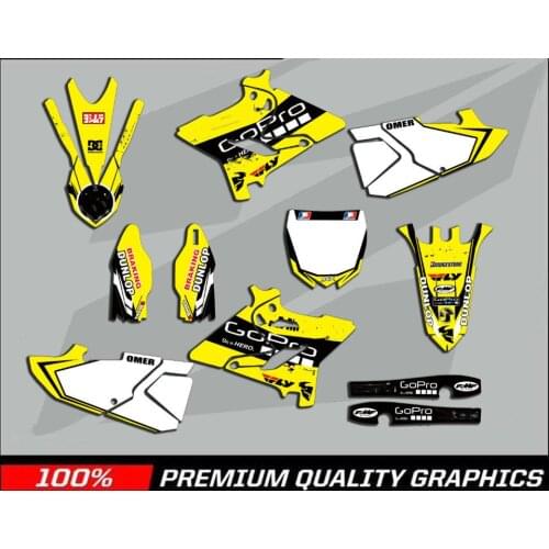 For YZ 250 YZ 125 2015-2020 Free Custom Numbers Graphics Backgrounds Decals FOR YAMAHA YZ125 YZ250 2020 2019 2018 2017 2016 2015