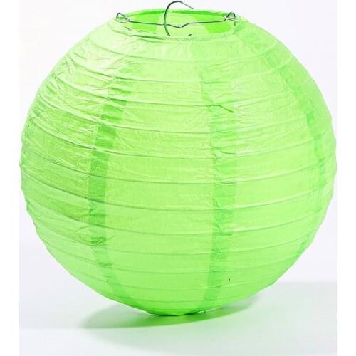 4- 6- 8- 10- 12- 14 Inch 10-40cm China Green Lanterns wedding holiday winter cherry Baby birthday party celebration dress date