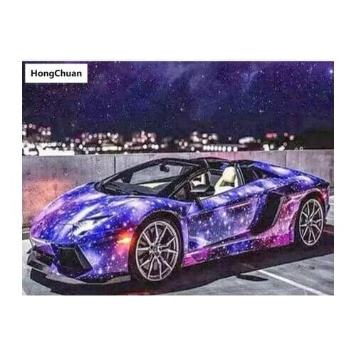 Cool Car 5D DIY Full Square/Round Diamond Painting Diamond Embroidery Mural Diamond Cross Stitch Home Decoration Mural Gift