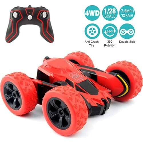 RC Car Stunt Car Toy Amicool 4WD 2.4Ghz Remote Control Car Double Sided Rotating Vehicles 360° Flips, Kids Toy Car for kids