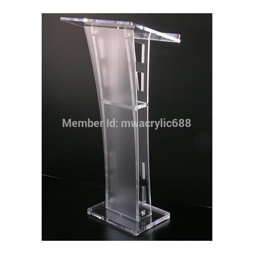 Pulpit furnitureFree Shipping Beautiful Easy Cheap Detachable Acrylic Podium Pulpit Lecternacrylic podium