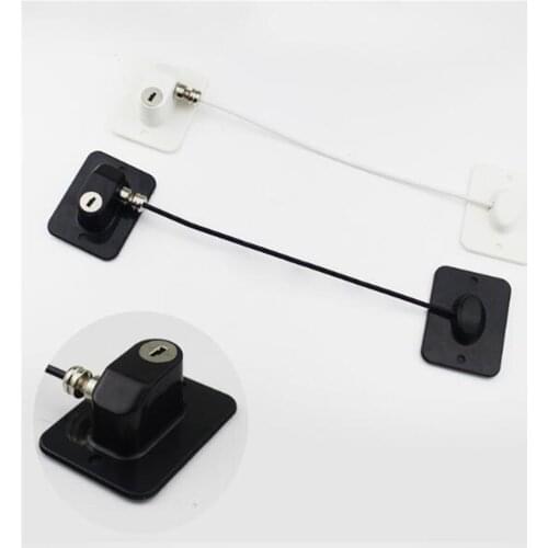 Multifunctional Punch-free Refrigerator Safety Lock Push-pull Casement Window Thickening High-rise Falling Stopper