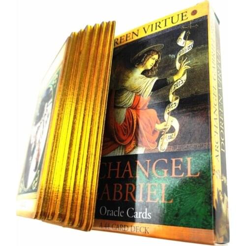 New Archangel Gabriel Oracle Cards Full English 44 Cards Deck Tarot Party Board Game
