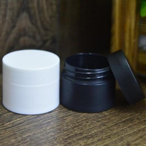 10G Plastic Cream Jar, Cosmetics Cream Can, White Or Black Skin Cream Packaging Container Wholesale
