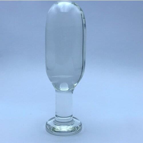 Glass Big Anal Plug Anal Masturbation stick Anal Expander ButtPlug Masturbation Anal Dildo Anal Stimulator Sex Toy For Man Woman