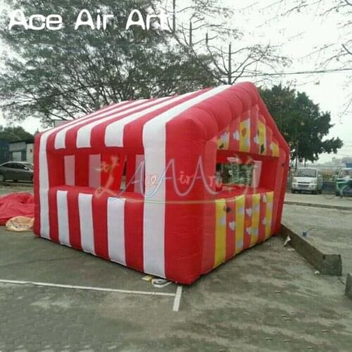 Standing inflatable concession booth,stall station,candy floss for promotion and sale