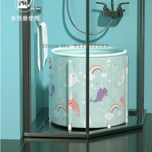 Childrens Bath Bucket Baby Bath Bucket Newborn Bathtub Baby Swimming Bucket Household Products Foldable Bath Bucket Bathtub