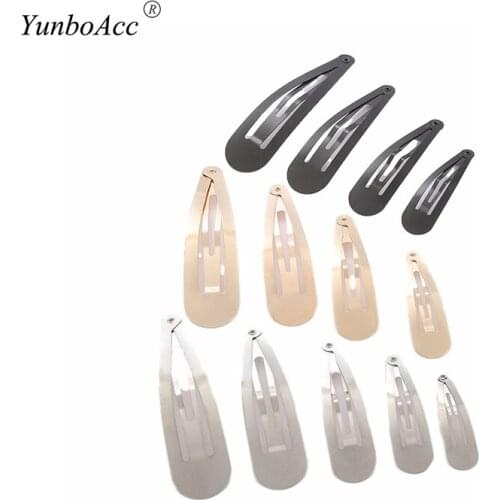 DIY High Quality Hairpin Metal Hairgrip Girls Snap Hair Clips for Children Baby Hair Accessories Women Barrettes Clip Pins AC114