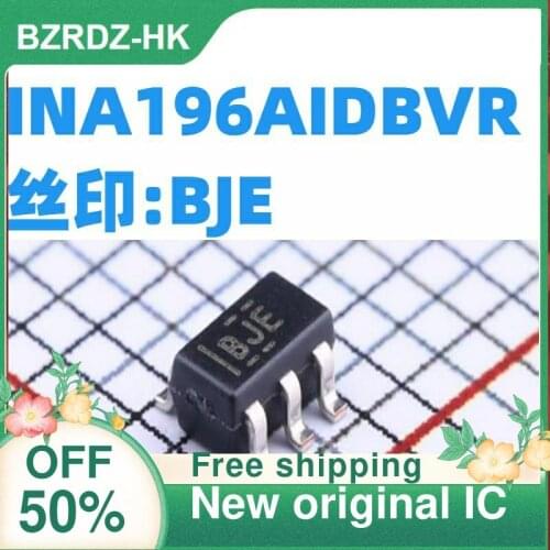 2-10PCS/lot INA196AIDBVR INA196 BJE SOT23-5 New original IC