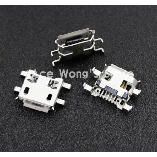 10PCS Tablet Micro USB Sockect Micro USB 5Pin Jack Connector Port For Mobile Phone Camara Laptop (USB-5)