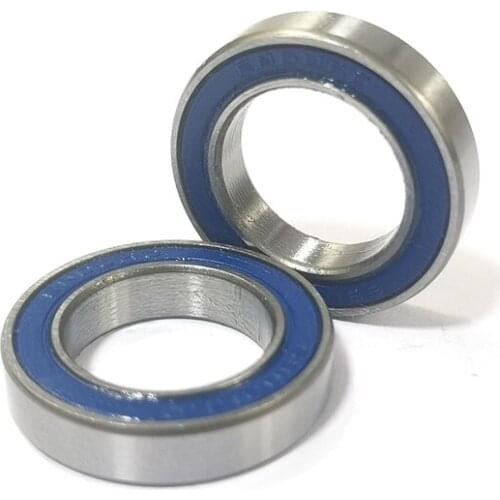 2pcs/lot 15X24X5mm TOP ENDURO 6802 LLB replacement sealed bearings for Powerway R36 rear hub PFH-R36 2 double rubber seals