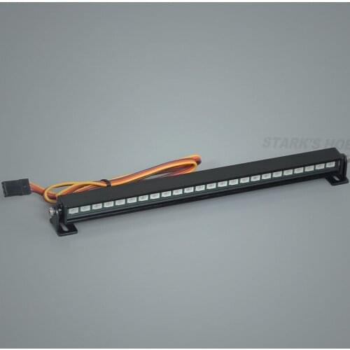 RC Car 24LED Colorful Flashing Roof Lamp Light Bar for 1/10 RC Crawler Traxxas TRX-4 Axial SCX10 90046 D90 TF2 Upgrade Parts