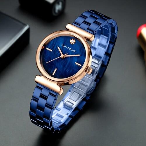 MINI FOCUS Womens Watches New Casual Fashion Ladies Dress Watch Top Brand Waterproof Quartz Wristwatch Simple Montre Relogio